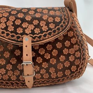 Hand-tooled Leather Purse